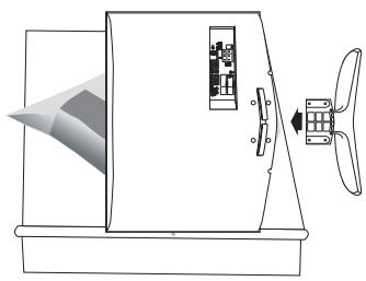 SAMSUNG LE-32R32B - Instalar a Base - 1