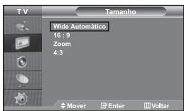SAMSUNG LE-32R32B - Selección o tamanho da imagagem - 1