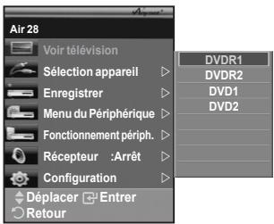 SAMSUNG LE-32R81W - Recherche d'appareils Anynet+ et basculement entre des apparéils - 1