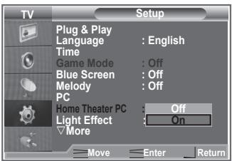 SAMSUNG LE-32R81W - Setting the Home Theater PC - 2