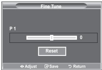 SAMSUNG LE-32R81W - Fine Tuning Channel Reception - 2