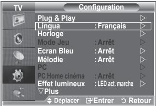 SAMSUNG LE-32R81W - Choix de la langue - 1