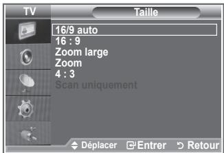 SAMSUNG LE-32R81W - Changement de la taille de l'image - 2
