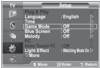 SAMSUNG LE-32R81W - Using Game Mode - 1