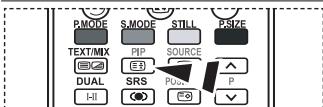 SAMSUNG LE-32R81W - Viewing the Picture In Picture (PIP) - 3