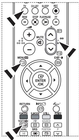 SAMSUNG LE-32R81W - Affichage des informations télétexte - 1