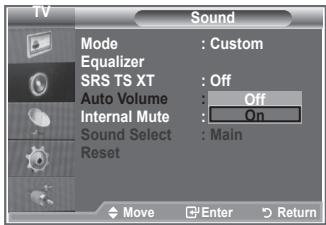 SAMSUNG LE-32R81W - Adjusting the Volume Automatically - 2