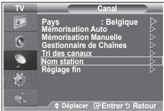 SAMSUNG LE-32R81W - Attribution de noms aux canaux - 1