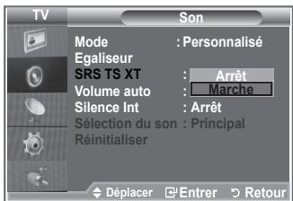 SAMSUNG LE-32R81W - Réglage du TruSurround XT (SRS TS XT) - 3
