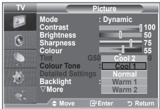 SAMSUNG LE-32R81W - You can select the most comfortable colour tone to your eyes. - 2