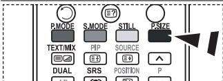 SAMSUNG LE-32R81W - Changing the Picture Size - 3