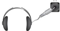 SAMSUNG LE-32R81W - Branchement du casque - 1