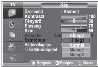 SAMSUNG LE-32S81B - Beállíthatja a szemének legkellemesebb színtónust is. - 2