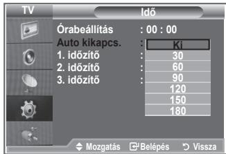 SAMSUNG LE-32S81B - Az automatikus kikapcsolás beállítása - 2