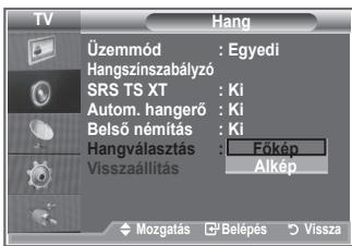 SAMSUNG LE-32S81B - Amíg a PIP funkció aktív, hallgathatja az alkép műsorának hangját. - 2
