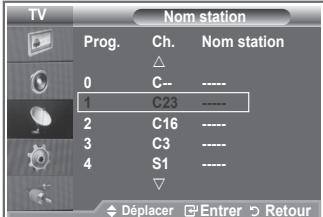 SAMSUNG LE-37R86BD - Attribution de noms aux canaux - 2