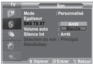 SAMSUNG LE-37R86BD - Réglage du truSurround XT (SRS TS XT) - 3