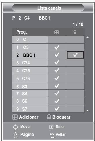 SAMSUNG LE-37R86BD - Activar obloqueio para crianças - 2