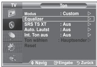SAMSUNG LE-37R86BD - Ton (Equalizer) einstellen - 1