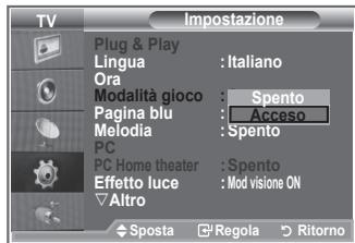 SAMSUNG LE-37R86BD - Uso della modalità Gioco - 2