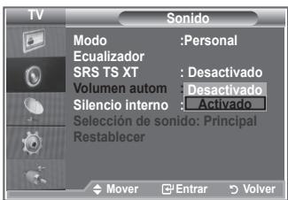 SAMSUNG LE-37R86BD - Ajuste automatico del volumen - 2