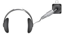 SAMSUNG LE-37R86BD - Prikljucitev slusalk - 1