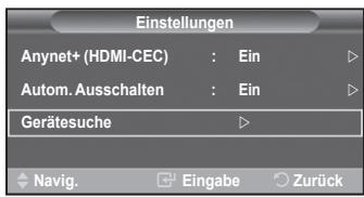 SAMSUNG LE-37R86BD - Suchen von Anynet+-Geräten und Umschalten zwischen diesen Geräten - 2