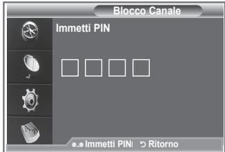 SAMSUNG LE-37R86BD - Impostazione della funzione Blocco Canale - 2