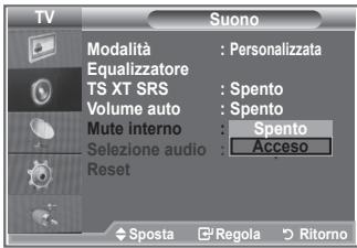 SAMSUNG LE-37R86BD - Selezione di Mute interno - 2