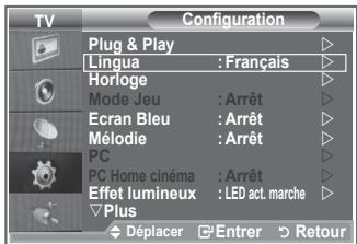 SAMSUNG LE-37R86BD - Choix de la langue - 1
