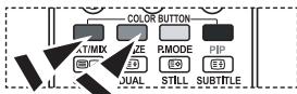 SAMSUNG LE-37R86BD - Auswahlen einer Teletextseite mit Fastext - 2