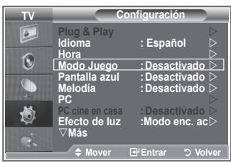 SAMSUNG LE-37R86BD - Uso del Modo Juego - 1
