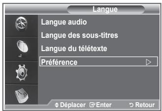 SAMSUNG LE-37R86BD - Sélection de la langue (audio, sous-titres ou teletext) - 4