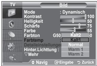 SAMSUNG LE-37R86BD - Sie können den für ihre Augen angenehmsten Farbton auswahlen. - 2