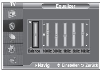 SAMSUNG LE-37R86BD - Ton (Equalizer) einstellen - 2