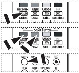 SAMSUNG LE-37R86BD - Utilisation de fastext pour sélectionner une page télétexte - 1