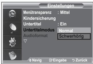 SAMSUNG LE-37R86BD - Festlegendes Untertitelmodus - 1