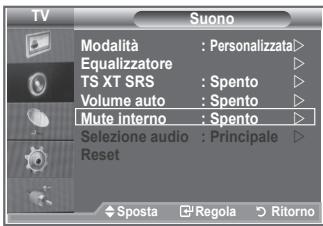 SAMSUNG LE-37R86BD - Selezione di Mute interno - 1