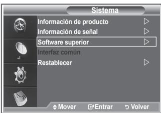 SAMSUNG LE-37R86BD - Actualización del software - 1