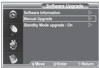 SAMSUNG LE-37R86BD - Upgrading the Software - 3