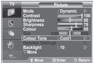 SAMSUNG LE-37R86BD - Spremembarvega tona - 1