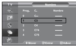 SAMSUNG LE-37S71B - Organ de los canales memorizados - 2