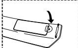 SAMSUNG LE-37S71B - Colocar as pilhas no telecomando - 3