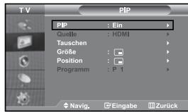 SAMSUNG LE-37S71B - Bild-in-Bild-Funktion verwenden (PIP) - 1