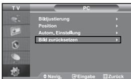 SAMSUNG LE-37S71B - Bildposition ändern (Position):   Passen Sie die Position des PC-Bildes an, wenn es nicht auf das Fernsehbild passt. - 2