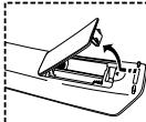SAMSUNG LE-37S71B - Inserimento delle batterie nel telecomando - 1