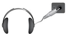 SAMSUNG LE-37S71B - Conexión de los auriculares - 2