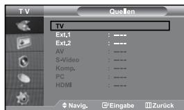 SAMSUNG LE-37S71B - Signaluelle auswahlen - 1
