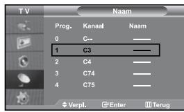 SAMSUNG LE-37S71B - Opgeslagen kanalen sorteren - 2