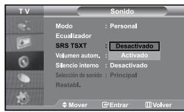 SAMSUNG LE-37S71B - Ajuste de los parámetros de sonido - 2